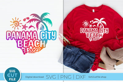 2027 Panama City Beach svg - Panama City Florida Vacation or Trip Design SVG SVG Cut File 