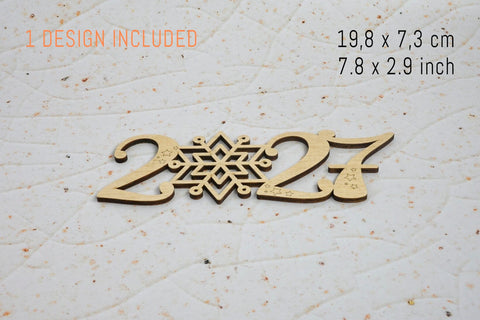 2027 Vector File for Laser Cutter. SVG MaramadeLaser 
