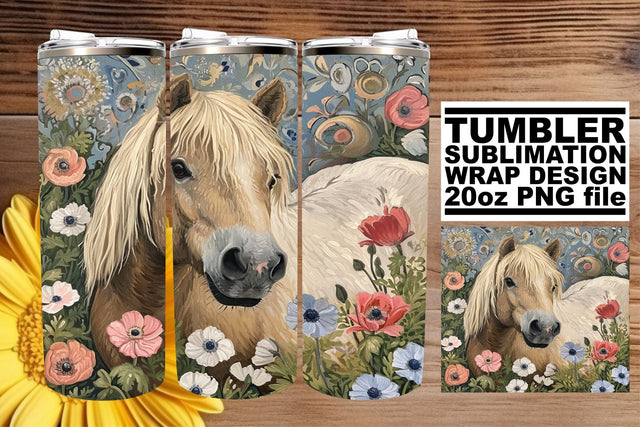 20oz Farm Favorites Tumbler Bliss - Floral Delight Sublimation afrosvg 