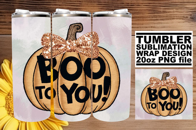 20oz Pumpkin Halloween Tumbler Wrap Fall Sublimation Art Sublimation afrosvg 