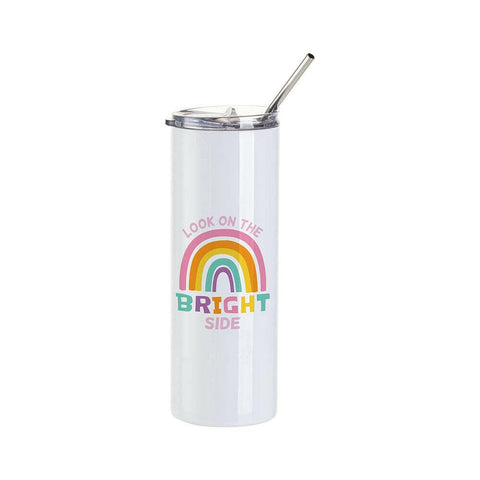 20oz Stainless Steel Skinny Sublimation Tumblers | Craft Express 4 Pack Sublimation Blanks Physical Craft Express 