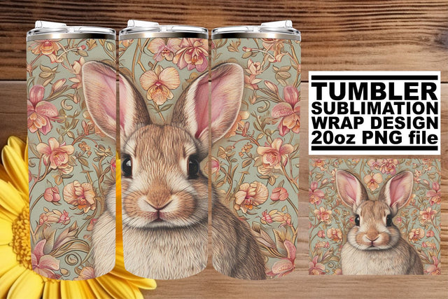 20oz Sublimation Delight - Farm Animals & Flowers Sublimation afrosvg 