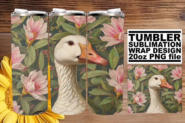 20oz Sublimation Delight - Rustic Farm & Floral Wrap Sublimation afrosvg 