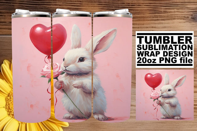 20oz Tumbler Sublimation - Valentine's Theme Sublimation afrosvg 