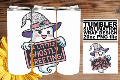20oz Tumbler Wrap Pumpkin Halloween Fall Sublimation Wrap Sublimation afrosvg 