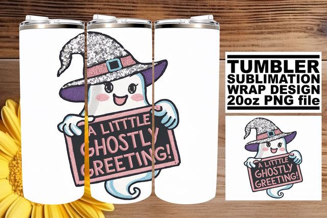 20oz Tumbler Wrap Pumpkin Halloween Fall Sublimation Wrap Sublimation afrosvg 