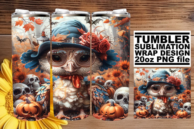 20oz Tumbler Wrap - Thanksgiving Turkey Sublimation Sublimation afrosvg 