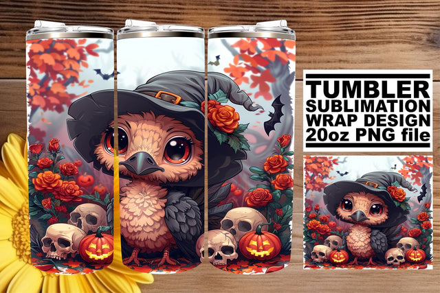 20oz Tumbler Wrap: Turkey Autumn Design Sublimation Sublimation afrosvg 