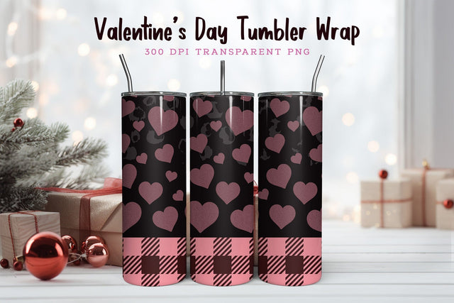 20oz Valentines Day Tumbler Wrap Design Sublimation CraftLabSVG 
