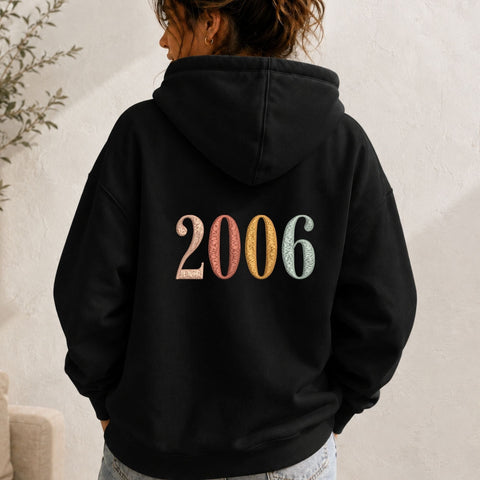 20th Birthday Embroidery File, Born in 2006 Birthday Gift, 2006 Machine Embroidery Design Embroidery/Applique DESIGNS PatternFeed8 
