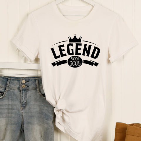 21st Birthday SVG Bundle, 6 Designs, 21 And Fabulous SVG, Legend Since 2005 SVG, Vintage 2005 SVG, Cheers To 21 Years SVG, Hello Twenty-One SVG SVG HappyDesignStudio 