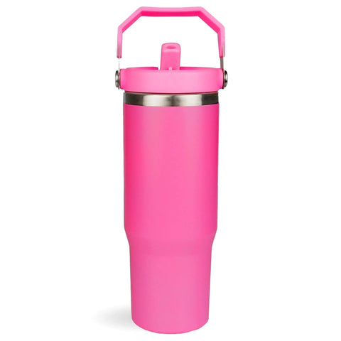 22 oz Everyday Flip Straw Tumbler - Hot Pink | Master Maker Crafts Physical DIY Craft Warehouse 