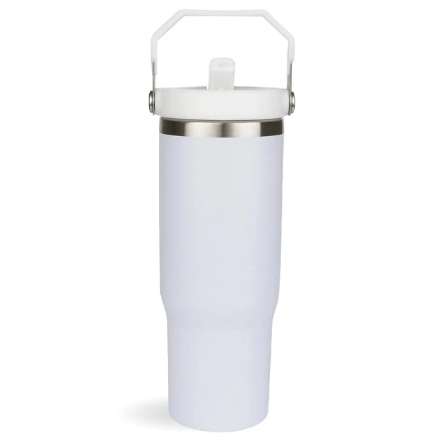 22 oz Everyday Flip Straw Tumbler - White | Master Maker Crafts Physical DIY Craft Warehouse 