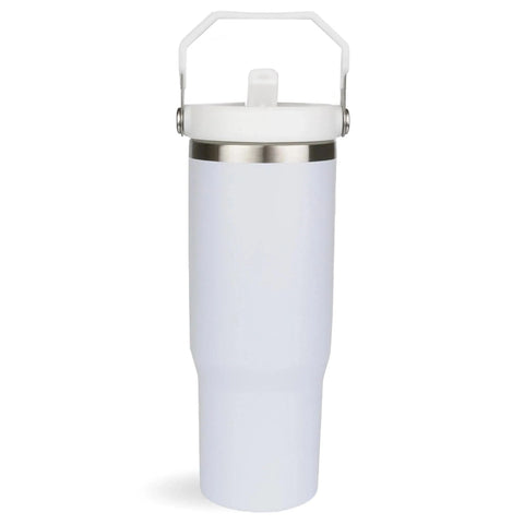 22 oz Everyday Flip Straw Tumbler - White | Master Maker Crafts Physical DIY Craft Warehouse 