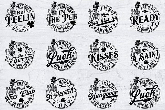 23 St Patrick’s Day T-shirt Design Bundle, St Patricks Day Shirt SVG Creativeart88 