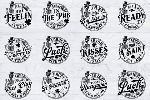 23 St Patrick’s Day T-shirt Design Bundle, St Patricks Day Shirt SVG Creativeart88 