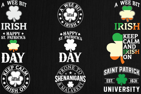 23 St Patrick’s Day T-shirt Design Bundle, St Patricks Day Shirt SVG Creativeart88 