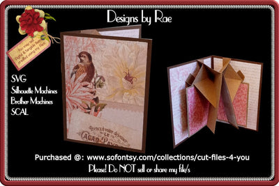 2440 Fancy PopUp Card for Cutting Machines SVG Designs by Rae 