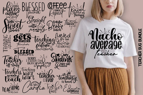 25 Teacher svg bundle, School svg SVG orpitasn 