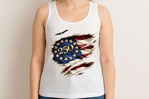 250 Anniversary Flag PNG | Patriotic American Heritage Shirt Design SVG BillahCrafts 
