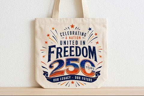250 Years Freedom PNG | Patriotic Celebration Sublimation Design SVG BillahCrafts 