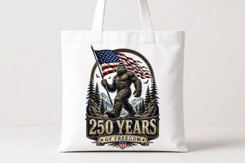 250 Years of Freedom Bigfoot PNG Patriotic American Flag Digital Download SVG BillahCrafts 
