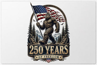 250 Years of Freedom Bigfoot PNG Patriotic American Flag Digital Download SVG BillahCrafts 