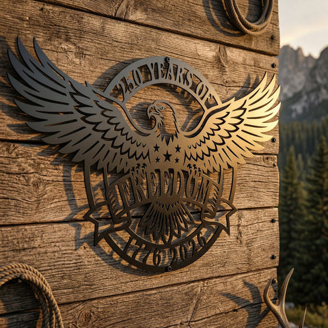 250 Years of Freedom Laser SVG, Patriotic Laser Cut Wall Art, 1776–2026 Independence Decor, 250th Anniversary, CNC Glowforge Cricut Svg Dxf SVG HappyDesignStudio 