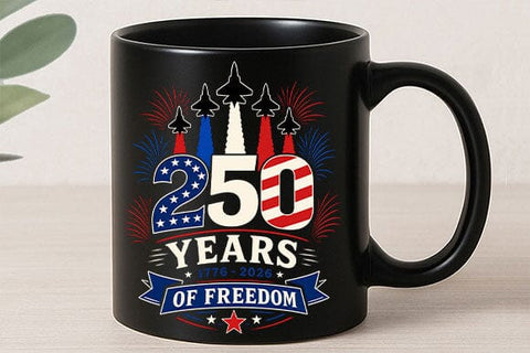 250 Years of Freedom PNG Patriotic Anniversary Sublimation Design SVG BillahCrafts 