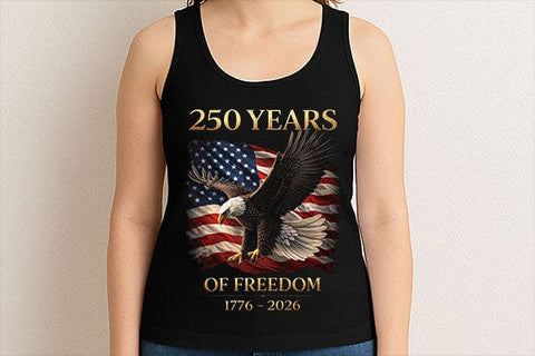 250 Years of Freedom PNG Patriotic Eagle American Heritage Shirt Design SVG BillahCrafts 