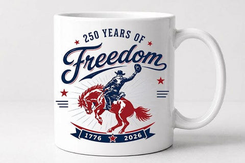 250 Years of Freedom PNG Patriotic Western Anniversary Digital Download SVG BillahCrafts 