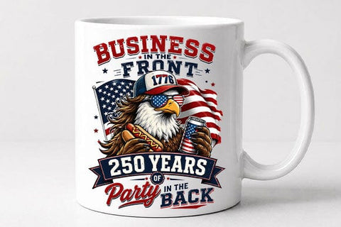 250 Years Patriotic Eagle PNG American Celebration Sublimation Design SVG BillahCrafts 