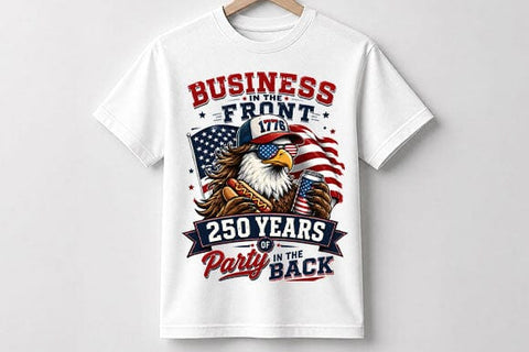 250 Years Patriotic Eagle PNG American Celebration Sublimation Design SVG BillahCrafts 