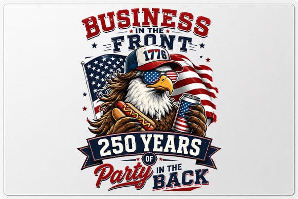 250 Years Patriotic Eagle PNG American Celebration Sublimation Design SVG BillahCrafts 