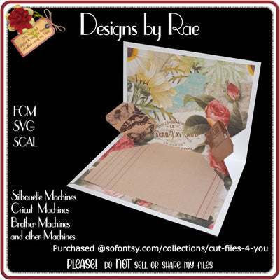 2500 Unique Insert with Pop Up Sides | Multiple File Formats SVG Designs by Rae 