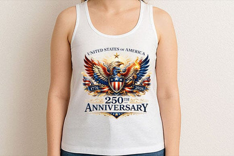 250th Anniversary PNG Patriotic Eagle Crest Sublimation Design Digital Download SVG BillahCrafts 