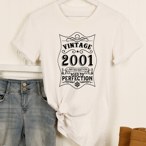 25th Birthday SVG Bundle, 6 Designs, 25th Birthday Shirt SVG, 25 And Fabulous SVG, Cheers To 25 Years SVG, Legend Since 2001 SVG, Vintage 2001 SVG SVG HappyDesignStudio 