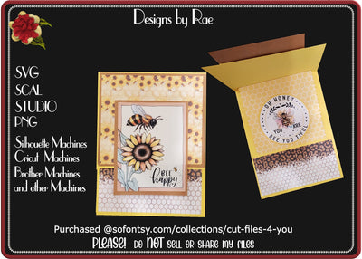 2647 Layered flip Up Pop Up Card | Multiple Machine Formats SVG Designs by Rae 
