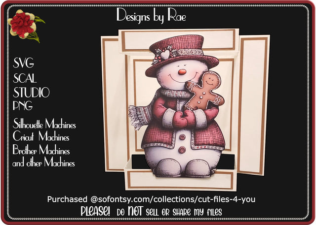 2651 Floating Panel Card | Multiple Machine Formats SVG Designs by Rae 