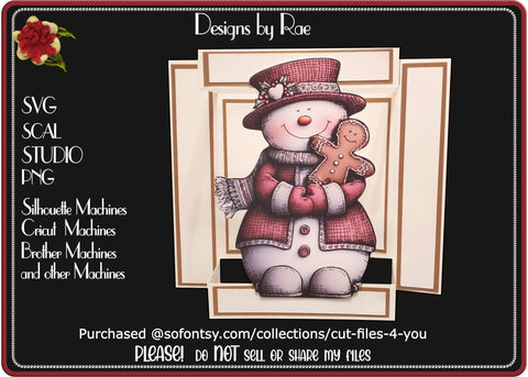 2651 Floating Panel Card | Multiple Machine Formats SVG Designs by Rae 
