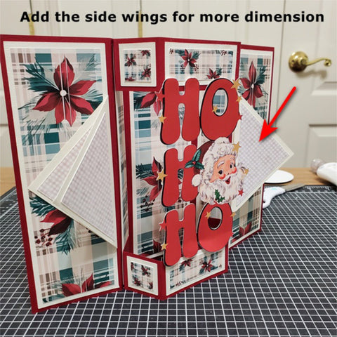 2652 Winged Multi Fold Card | Multiple Machine Formats SVG Designs by Rae 