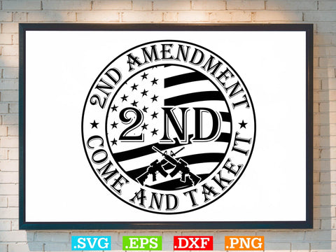 2nd Amendment Bundle Svg, American flag Svg, Patriotic Svg SVG Creativeart88 