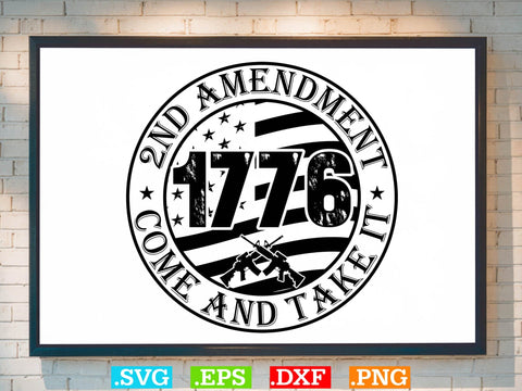 2nd Amendment Come And Take It Svg, American flag Svg, Patriotic Svg SVG Creativeart88 