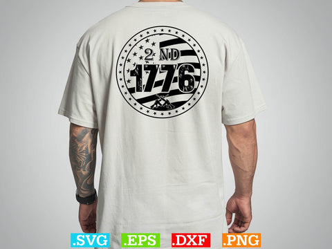 2nd Amendment shirt Svg, American flag Svg, Patriotic Svg SVG Creativeart88 