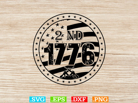 2nd Amendment shirt Svg, American flag Svg, Patriotic Svg SVG Creativeart88 