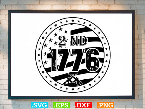 2nd Amendment shirt Svg, American flag Svg, Patriotic Svg SVG Creativeart88 