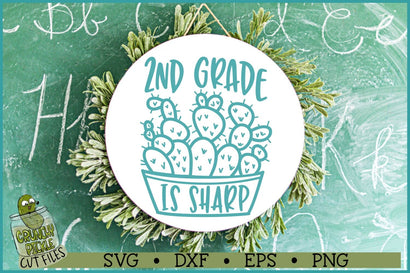 2nd Grade is Sharp SVG File SVG Crunchy Pickle 