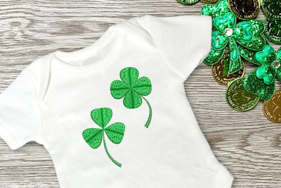 3 and 4 Leaf Clover Mini Embroidery Duo Embroidery/Applique DESIGNS Risa Rocks It 