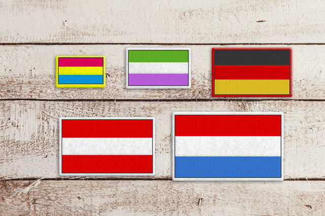 3 Color Horizontal Stripe Flag ITH Feltie Applique Embroidery Embroidery/Applique DESIGNS Risa Rocks It 