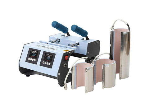 3-in-1 Two Station Mug Press Press Physical Craft Express Pacific Blue 